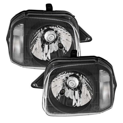 Halogen scheinwerfer set - scheinwerfer, h4